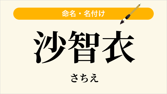 沙智衣
