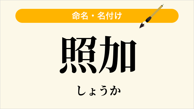 照加