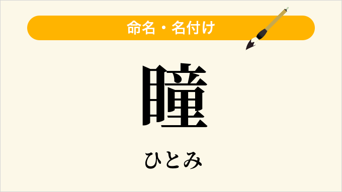 瞳