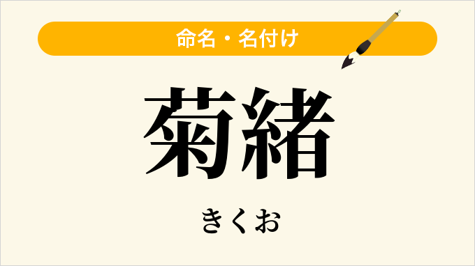 菊緒